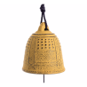 Cloche Feng Shui Furin Iwachu Jaune 5,5 cm