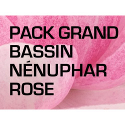 Pack Grand Bassin - Nénuphar rose