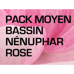 Pack Moyen Bassin - Nénuphar rose