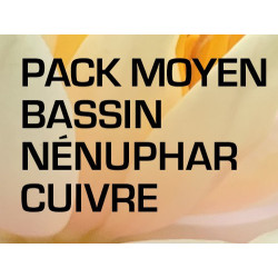 Pack Moyen Bassin - Nénuphar cuivre