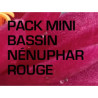 Pack Mini Bassin - Nénuphar rouge