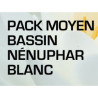 Pack Moyen Bassin - Nénuphar blanc